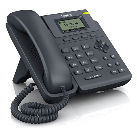 Yealink SIP-T19P E2 IP telefon/ 1x SIP/ CZ/SK displej/ 2x 10/100/ QoS/ PoE napájení/ bez adaptéru