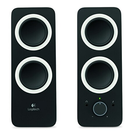LOGITECH repro Z200 Multimedia Speakers/ 2.0/ 10W/ 3.5mm jack/ Midnight black-černý