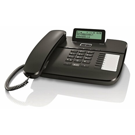 Gigaset DA710 - standardní telefon s displejem, barva černá