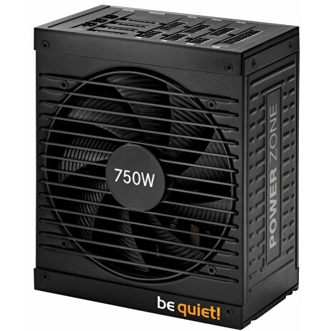 Be quiet! / zdroj POWER ZONE 750W / active PFC / 135mm fan / modulární kabeláž / 80PLUS Bronze