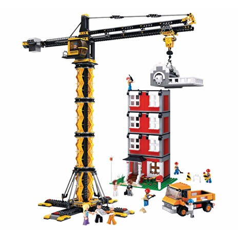 SLUBAN stavebnice Jeřáb, 1461 dílků (kompatibilní s LEGO)