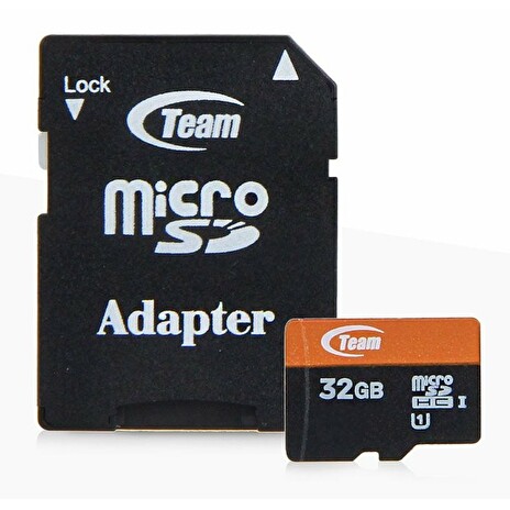 TEAM 32GB Micro SDHC Xtreem/ UHS-1/ + SD adaptér