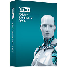 ESET Family Security Pack, pro 3 uživatele na 1 rok - krabice