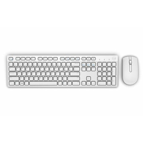 DELL KM636 bezdrátová klávesnice a myš/ US/ International/ bílá