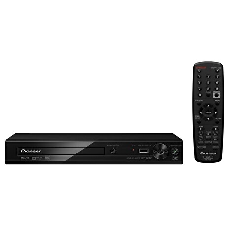 PIONEER DV-2242 DVD přehrávač, přehrává DVD±R/RW, DVD+R DL, CD-R/RW, MP3, JPEG, DivX, USB direct ripping, USB