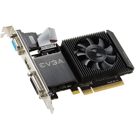 EVGA GeForce GT 710 2GB / PCI-E / 2048MB DDR3 / DVI / HDMI / VGA / low-profile / active