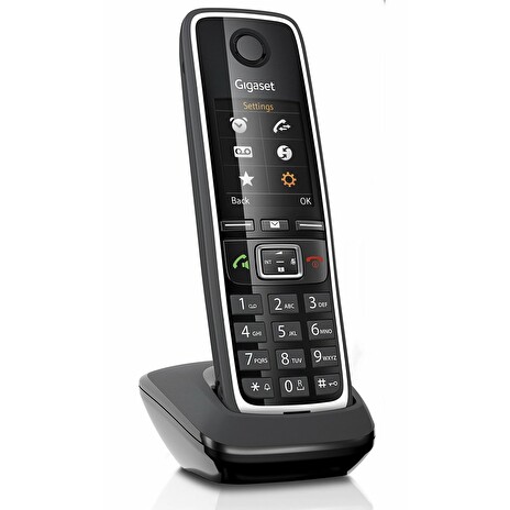 SIEMENS GIGASET C530 - DECT/GAP bezdrátový telefon, barva černá