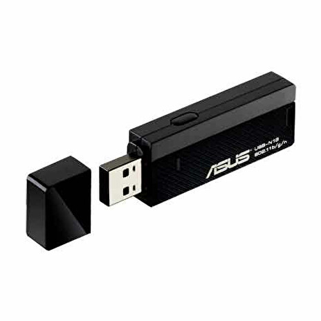 ASUS USB-N13 C1, 300Mb/s Wireless-N USB adaptér, WPS, AP, podpora Xlink Kai
