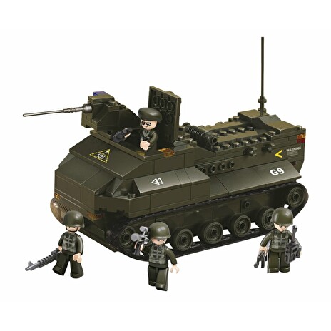SLUBAN stavebnice Obojživelný Tank, 223 dílků (kompatibilní s LEGO)
