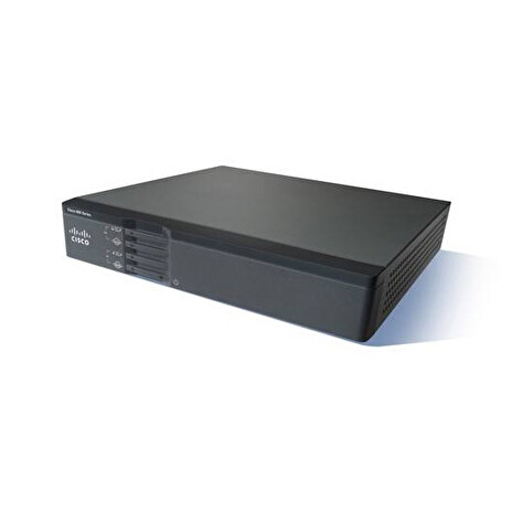 Cisco 866VAE Secure - Směrovač - ISDN/DSL - 5portový switch - GigE