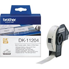 BROTHER papírové štítky DK-11204/ QL/ univerzální štítek/ 400ks/ 17 x 54mm