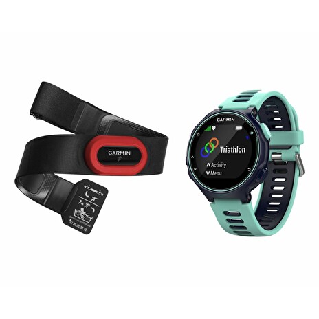 GARMIN GPS sportovní hodinky Forerunner 735XT Run Bundle modrá