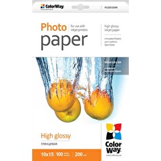 COLORWAY fotopapír/ high glossy 200g/m2, 10x15 / 100 kusů