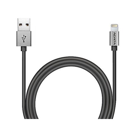 ADATA Sync & Charge Lightning kabel - USB A 2.0, 100cm, hliníková, titan