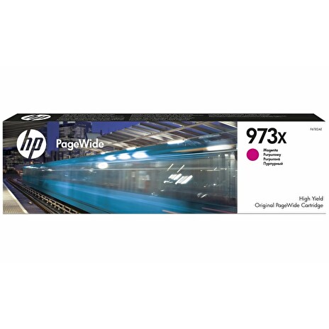 HP inkoustová kazeta 973X purpurová F6T82AE originál