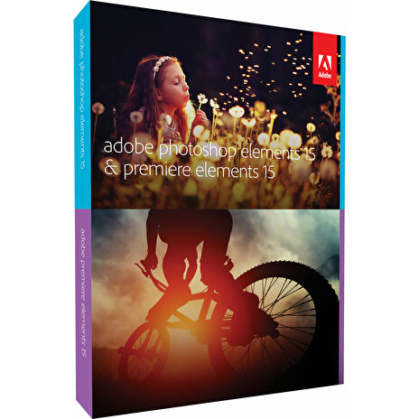 Adobe Photoshop & Premiere Elements 15 Windows Czech Retail 1 User DVD Box