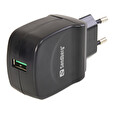 Sandberg AC Charger QC 3.0 USB EU+UK+US síťová nabíječka