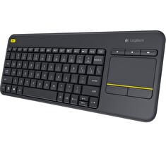 Logitech K400 Plus bezdrátová dotyková klávesnice černá, US verze