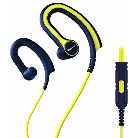 PIONEER SE-E711T-Y headset do uší / modro žlutý