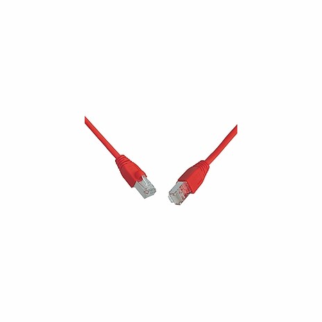 SOLARIX patch kabel CAT5E SFTP PVC 1m červený