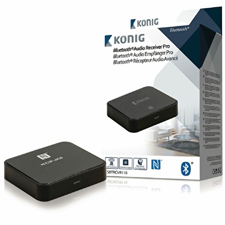 König CSBTRCVR110 - Audio Přijímač Advanced Bluetooth SPDIF, černá