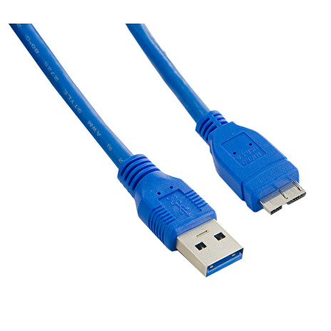 4World Kabel USB 3.0 AM- Micro BM 1.5m| modrý