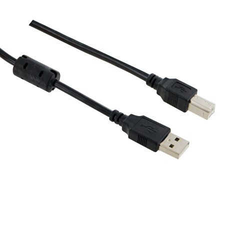 4World USB 2.0 kabel, typ A-B M/M 3m High Quality, feritový filtr