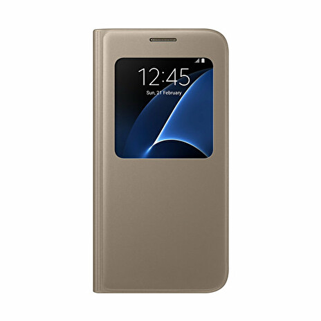 Samsung S View Cover pro S7 (G930), zlatá