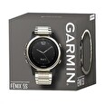 Garmin GPS sportovní hodinky fenix5x Sapphire Champagne Optic, kovový řemínek