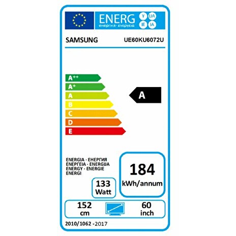 Samsung 60" LED UE60KU6072 UHD/DVB-T2CS2/
