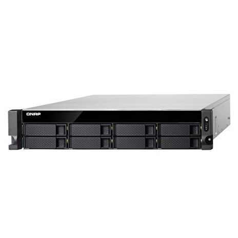 QNAP TS-831XU-RP-4G Turbo NAS Server, 1,7GHz QC/4GB/8x HDD HP/2xGL+2x10GL/USB 3.0/R0,1,5,6/2x250W/iSCSI/RACK 2U
