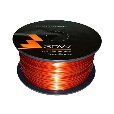 3DW - PLA filament pro 3D tiskárny, průměr struny 1,75mm, barva měděná, váha 1kg, teplota tisku 190-210°C