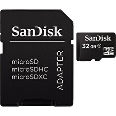 SDHC 32GB micro paměťová karta Class 4 Photo + adaptér SanDisk - 108097