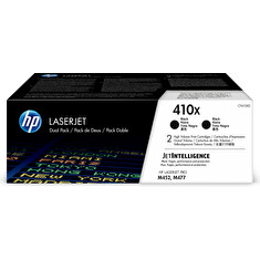 HP 410X - 2-balení - Vysoká výtěžnost - černá - originál - LaserJet - kazeta s barvivem (CF410XD) - pro Color LaserJet Pro M452; LaserJet Pro MFP M377, MFP M477