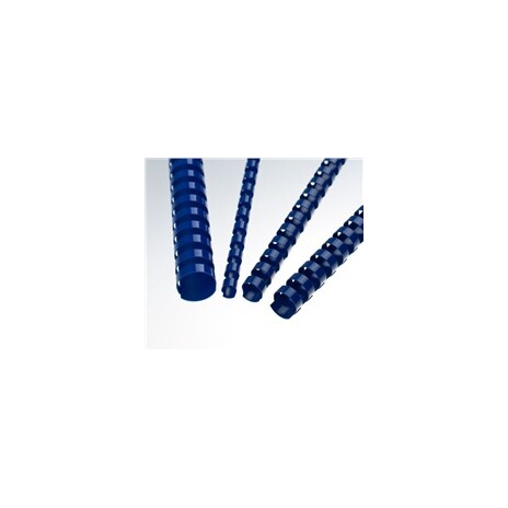 Vázací hřbet Fellowes / Eurosupplies plastový A4 průměr 14mm modrý 100ks