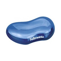 Fellowes podložka pod zápěstí CRYSTAL gelová modrá