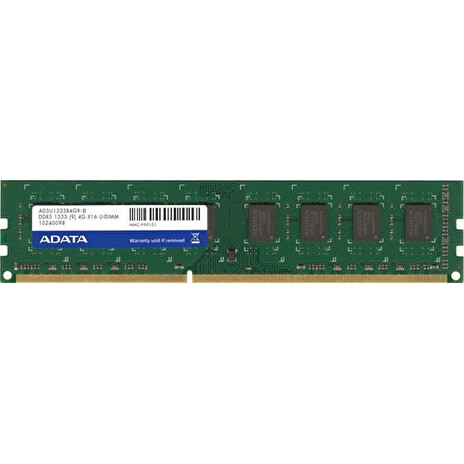 DIMM DDR3 4GB 1333MHz CL9 (KIT 2x2GB) ADATA, retail