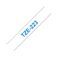 Brother - TZe-223, bílá / modrá (9mm, laminovaná)