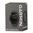 Garmin GPS chytré hodinky fenix5 Sapphire Black Optic TRI Performer, Black band
