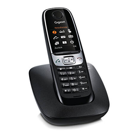 Bezdrátový telefon Gigaset C620 Black DECT/GAP, barva černá