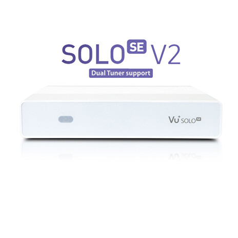 Vu+ Solo SE V2 bíly (1x DVB-S2 tuner)
