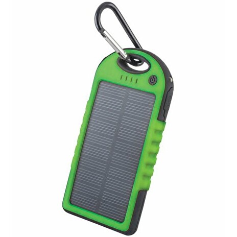FOREVER solární powerbanka PB-016 5000 mAh - zelená
