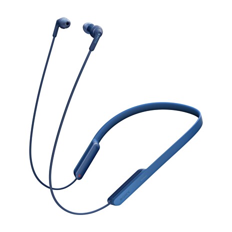 SONY headset do uší MDRXB70BTL/ sluchátka bezdrátová + mikrofon/ microUSB/ Bluetooth + NFC/ citlivost 105 dB/mW/ modrá
