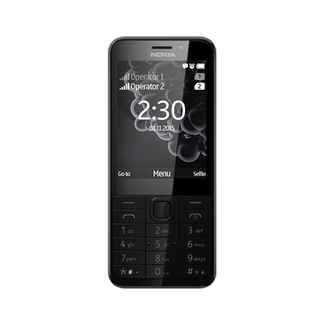 Nokia 230 DS gsm tel. Dark Silver