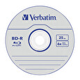 Verbatim Blu-ray BD-R DataLife [ Spindle 25 | 25GB | 6x | WHITE BLUE SURFACE ]