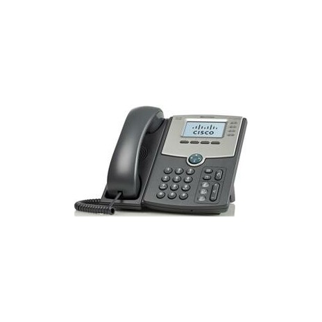 Cisco SPA514G IP Phone, 4 Voice Lines, 2x Gigabit Ports, High-Resolution Graphical Display, PoE Support