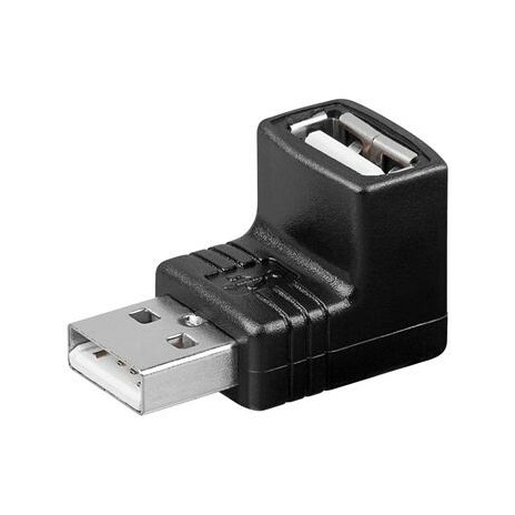 PremiumCord USB redukce A-A, Male/Female 90°