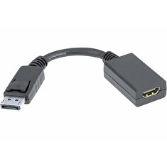 PremiumCord - Video adaptér - DisplayPort / HDMI - HDMI (F) do DisplayPort (M) - 15 cm