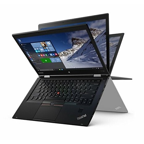 Lenovo ThinkPad X1 Yoga 20JD - Překlopitelný design - Core i5 7200U / 2.5 GHz - Win 10 Pro 64-bit - 8 GB RAM - 256 GB SSD - 14" IPS dotykový displej 2560 x 1440 (WQHD) - HD Graphics 620 - Wi-Fi, NFC, Bluetooth - 4G - černá - kbd: česká
