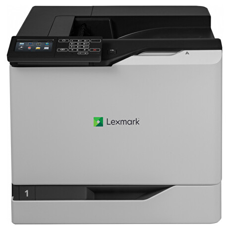 Lexmark CS820de - Tiskárna - barva - Duplex - laser - A4/Legal - 1200 x 1200 dpi - až 57 stran/min. (mono) / až 57 stran/min. (barevný) - kapacita: 650 listy - USB 2.0, Gigabit LAN, hostitel USB 2.0